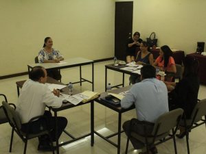 Segunda entrevista tres aspirantes para el cargo de Secretario o Secretaria Técnica del Sistema Estatal Anticorrupción.