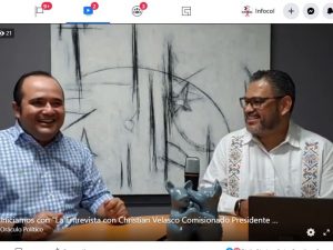 El comunicador Pedro FiFi Castillo platicó con el comisionado presidente del Infocol.