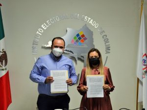 IEE Colima e Infocol signan convenio de colaboración para emprender actividades dirigidas a la promoción del ejercicio de derechos
