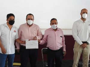 Entrega Infocol Constancia de Cumplimiento al Sindicato del Gobierno del Estado