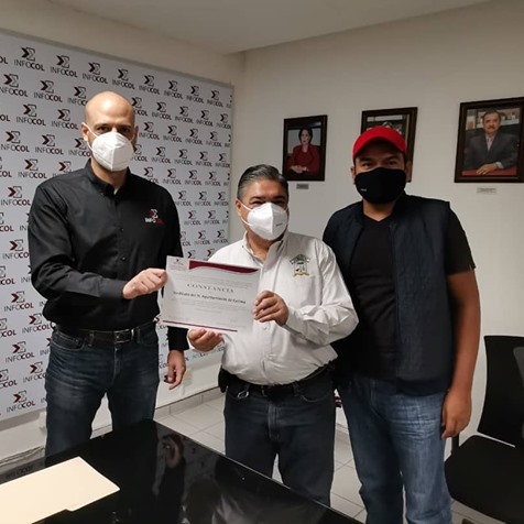 Recibe Sindicato del Ayuntamiento de Colima constancia de Transparencia por parte de INFOCOL