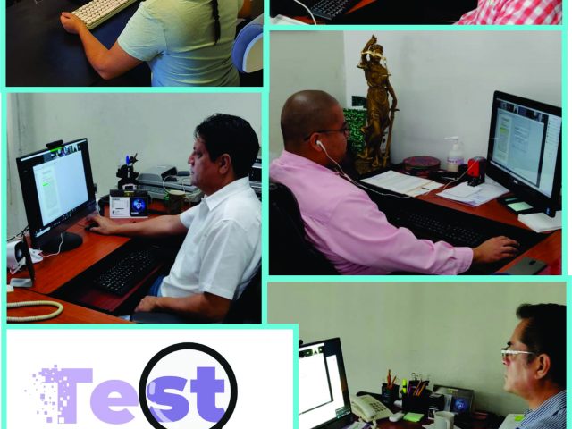 Capacitación en el software TEST DATA por parte del Itei