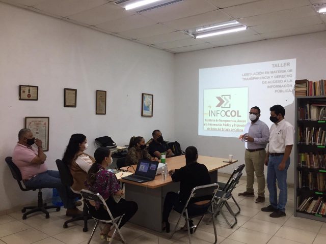 CAPACITACIÓN A SERVIDORES PÚBLICOS DEL AYUNTAMIENTO DE VILLA DE ÁLVAREZ EN MATERIA DE CUMPLIMIENTO DE OBLIGACIONES DE  TRANSPARENCIA