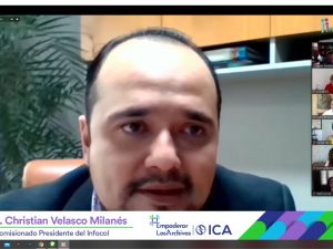 Participa comisionbado presidente de Infocol como ponente en las conferencias organizadas por el Infoem