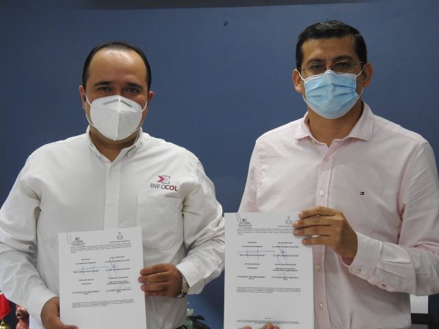 FIRMA CONVENIO INFOCOL Y CONTRALORÍA CONVENIO PARA USO DE LA PLATAFORMA TEST DATA