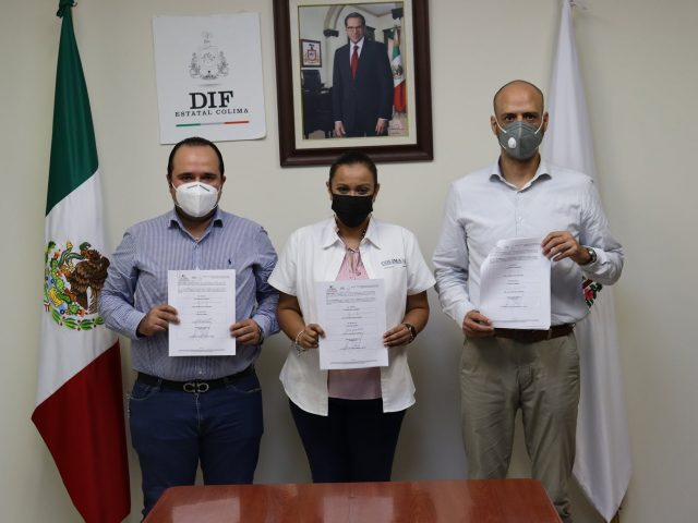 FIRMA CONVENIO INFOCOL CON DIF ESTATAL COLIMA PARA EL USO DE LA PLATAFORMA TEST DATA