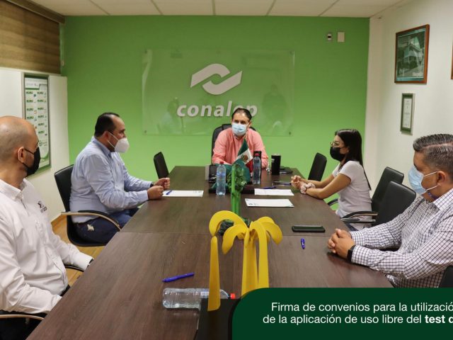 El CONALEP y el Infocol realizaron la firma de convenio para la utilización del programa Test Data.