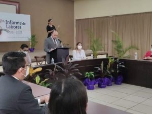 COMISIONADO DE INFOCOL ASISTE AL QUINTO INFORME DEL PODER JUDICIAL